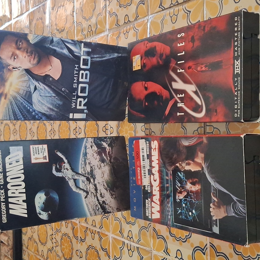 4 Sci-fi Movies On VCR